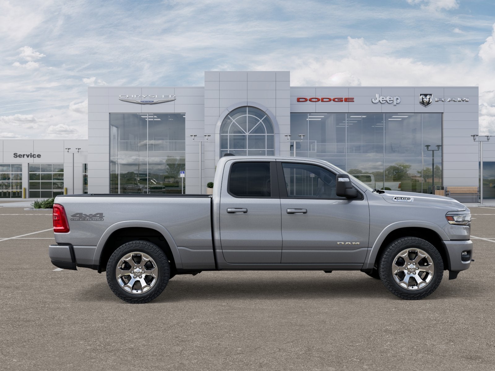 2025 RAM Ram 1500 RAM 1500 BIG HORN QUAD CAB 4X4 6'4' BOX