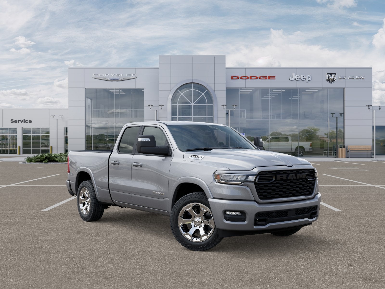 2025 RAM Ram 1500 RAM 1500 BIG HORN QUAD CAB 4X4 6'4' BOX